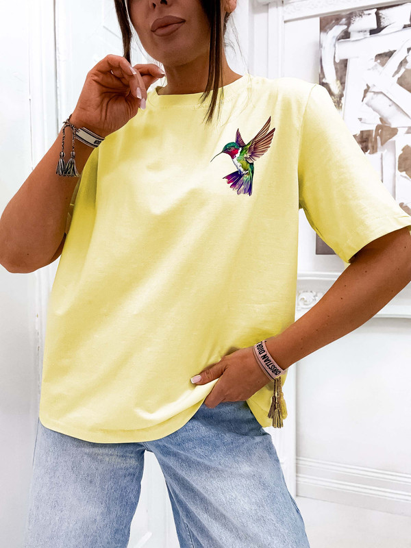 T-Shirt z koliberkiem