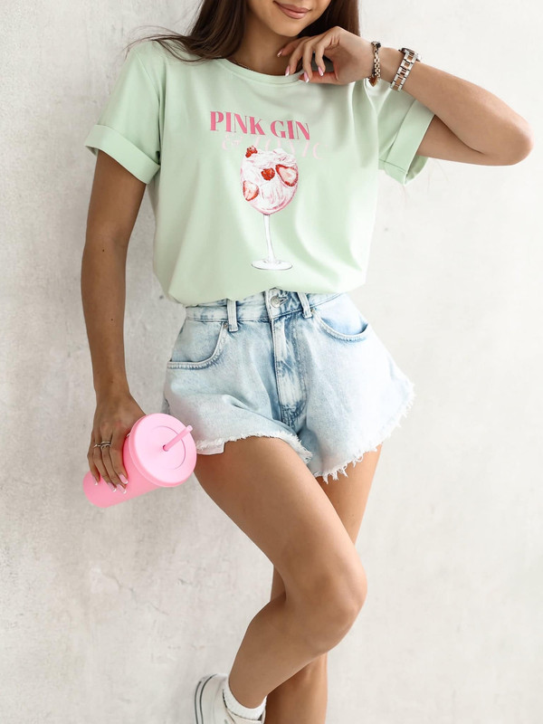 T-shirt PINK GIN & TONIC