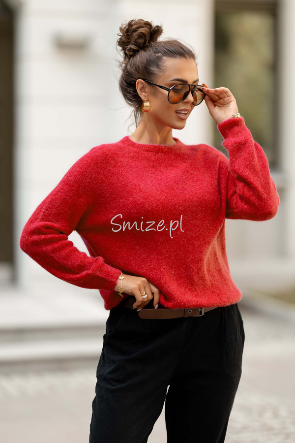 Sweter baby alpaka z długim rękawem