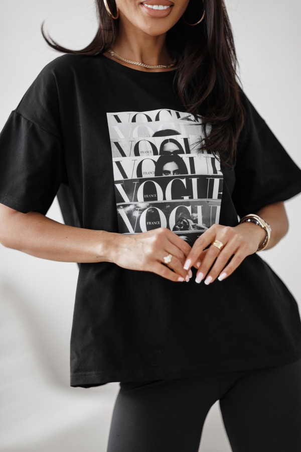 T-shirt z aplikacją VOGUE Madame Sue