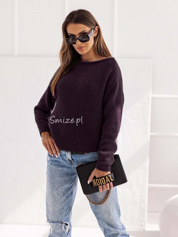 Sweter damski wełna moher premium Sisi Madame Sue