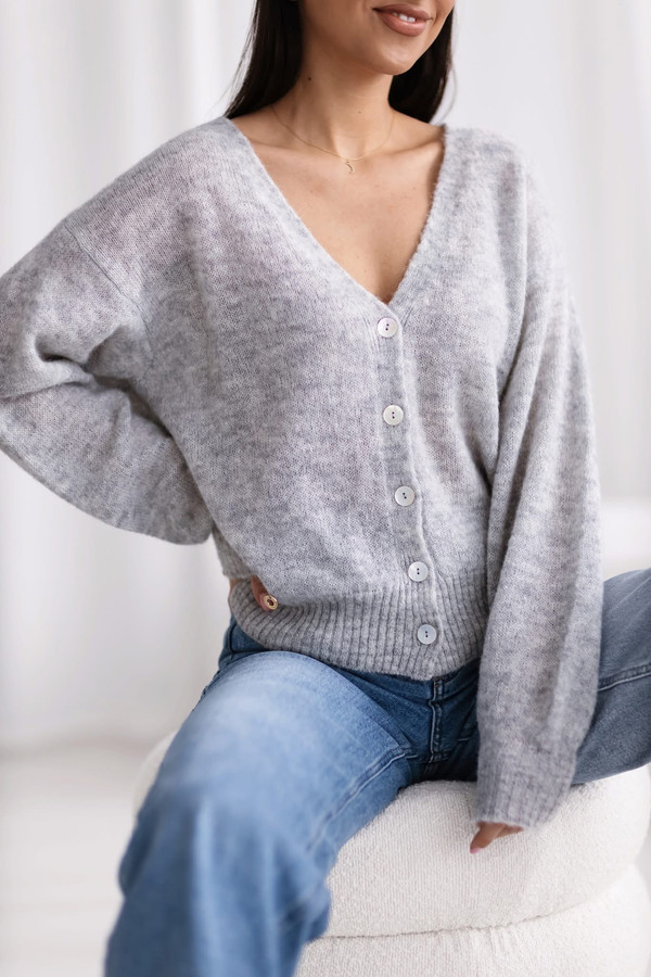 Sweter rozpinany CINDY baby alpaka Madame Sue