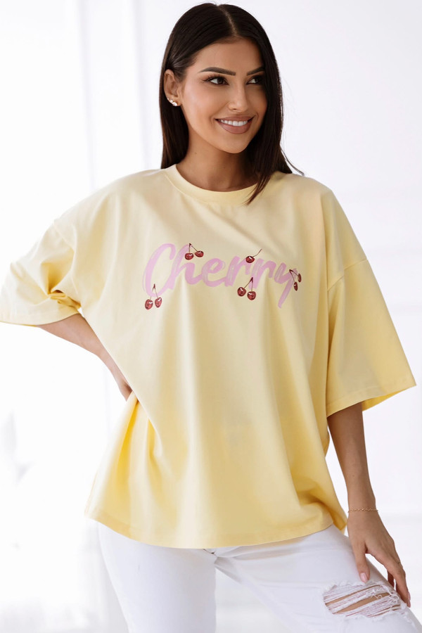 T-shirt oversize CHERRY Madame Sue