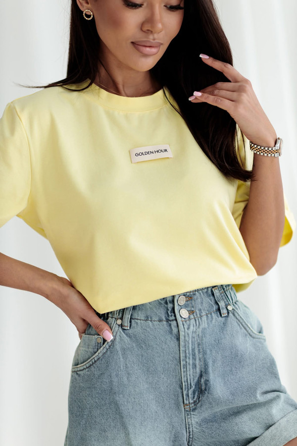 T-shirt basic Golden Hour Madame Sue