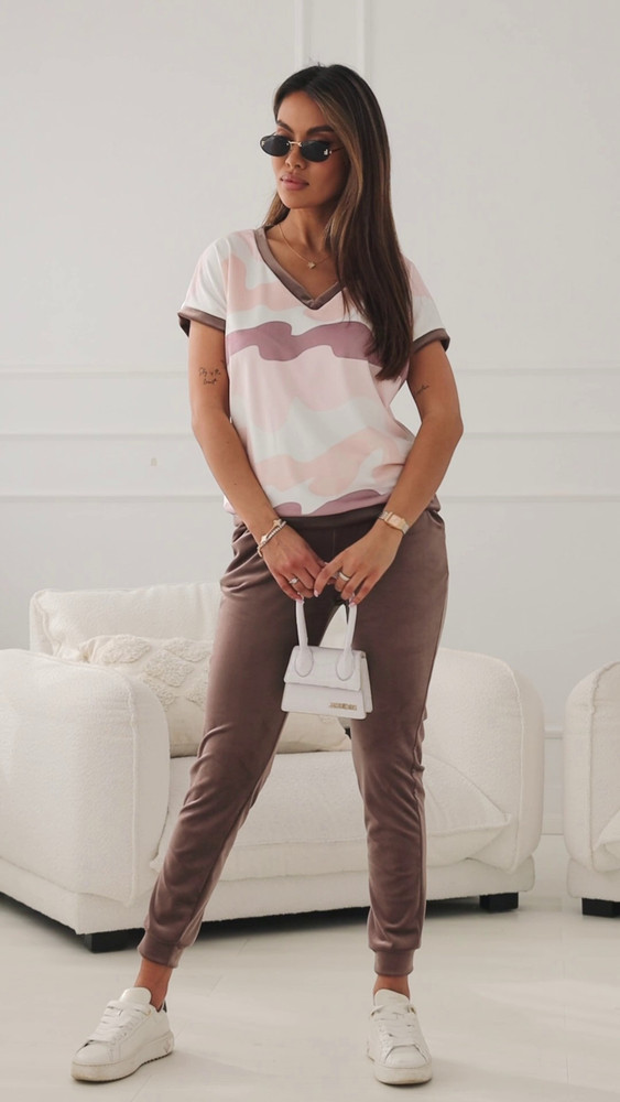 Welurowy komplet dresowy PALETTE