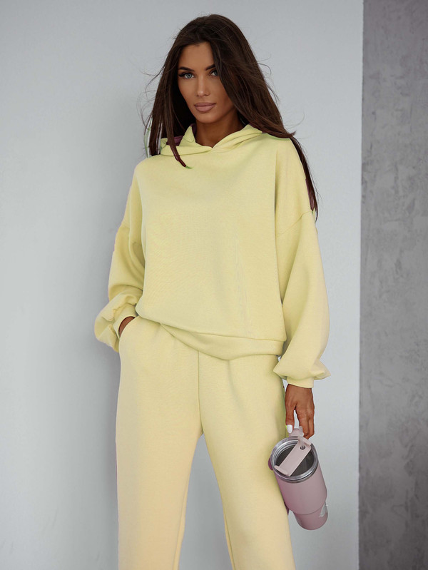 Komplet dresowy "Masełko" bananowy