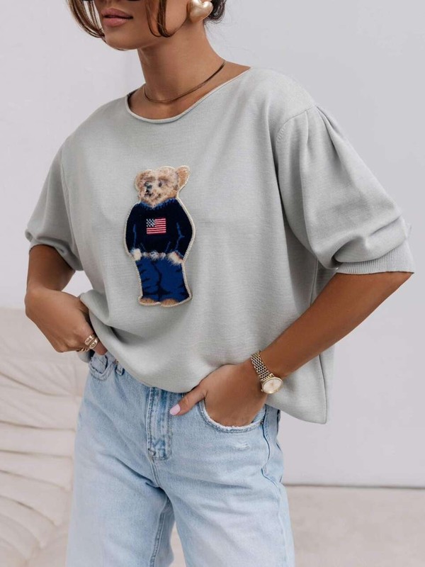 Sweter z krótkim rękawem Teddy Bear Polo Cocomore 