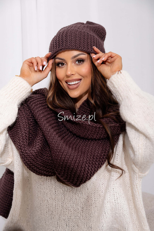 Komplet Czapka z szalikiem ZUZU