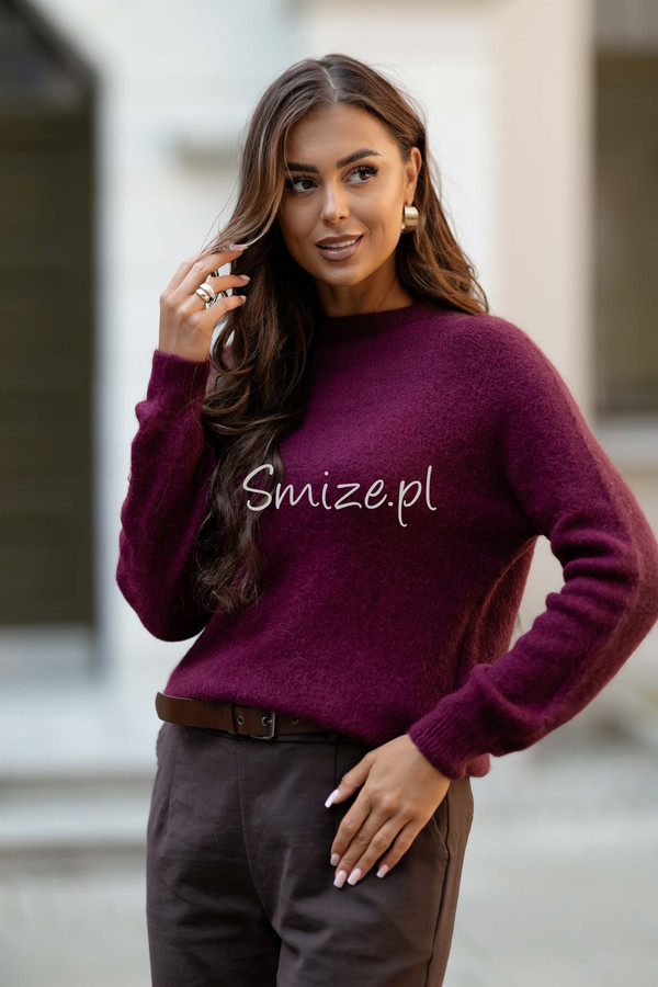 Sweter baby alpaka z długim rękawem 