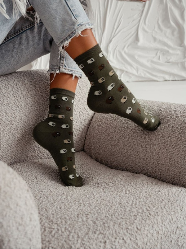 Skarpetki damskie - Owieczki