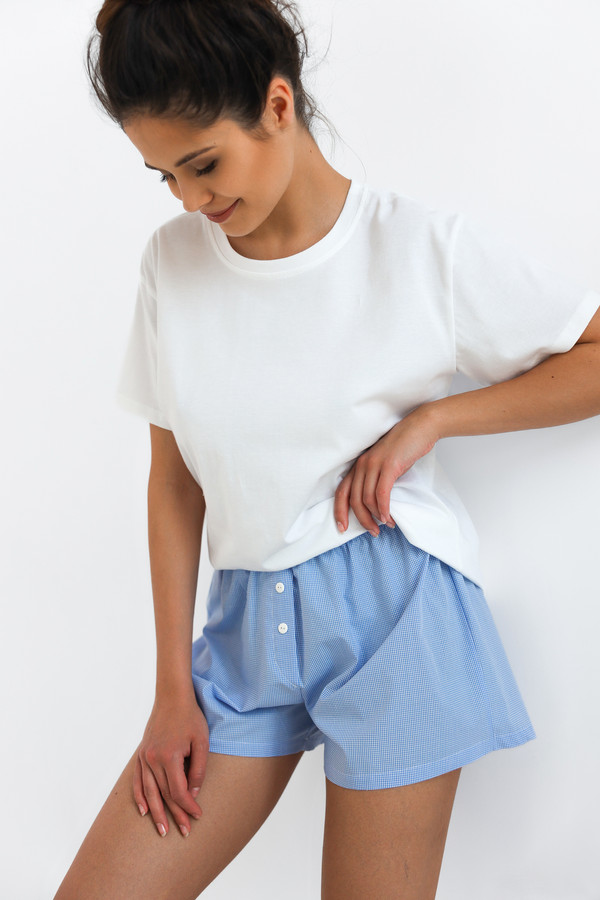 Bawełniana Piżama damska z szortami CATERINA, SENSIS