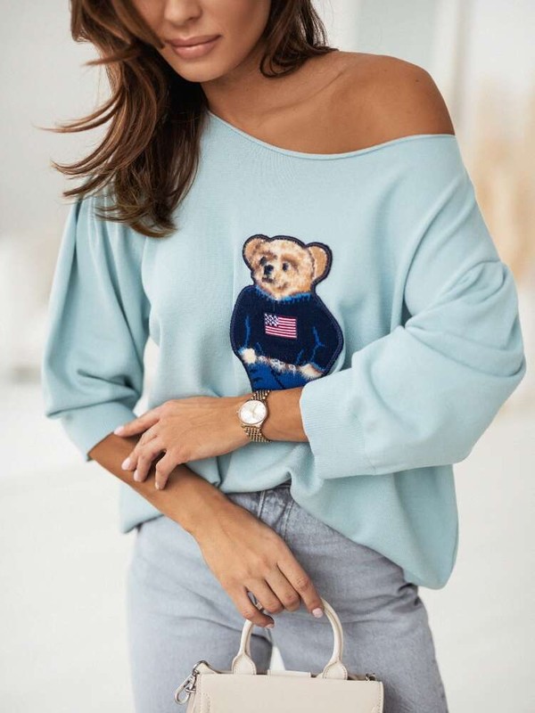 Sweter z krótkim rękawem Teddy Bear Polo Cocomore