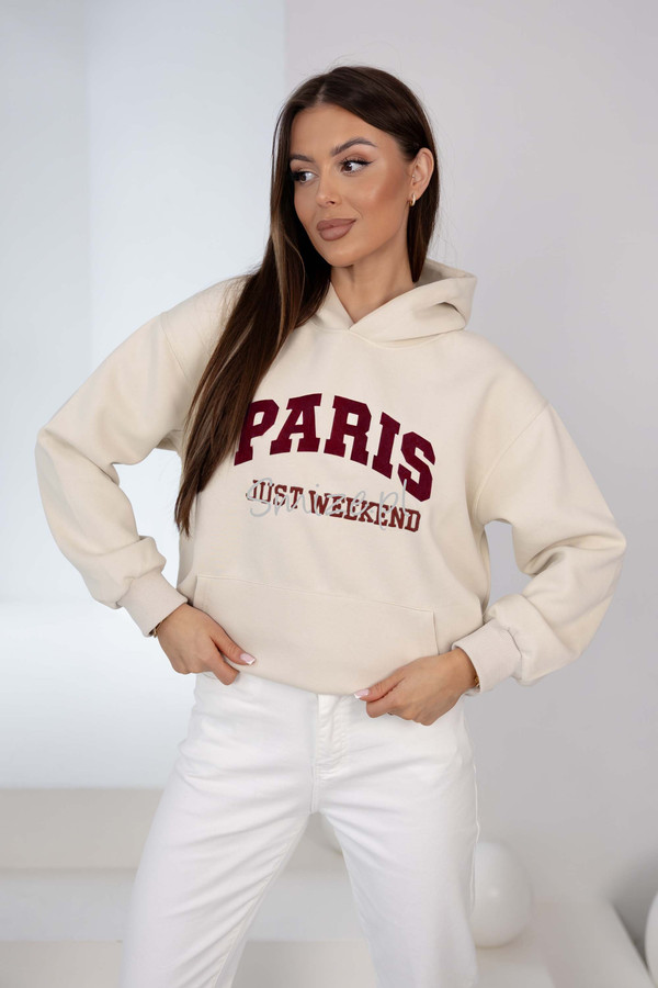 Bluza z kapturem PARIS Just weekend