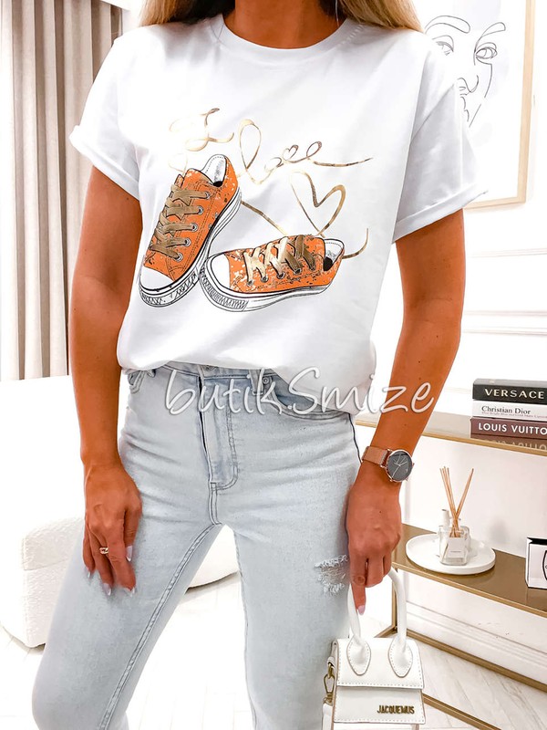 T-shirt Love Sneakers