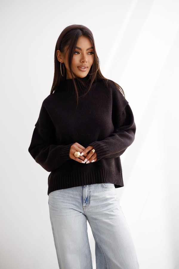 Luksusowy Sweter SIA wełna merino i kaszmir Madame Sue