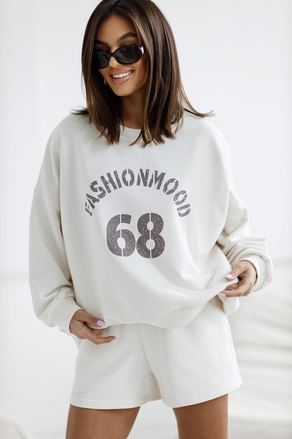 Komplet bluza z szortami FASHION MOOD Madame Sue