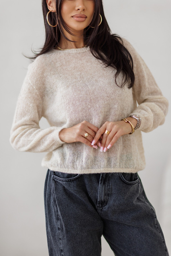 Sweter damski RITA, alpaka superfine Madame Sue