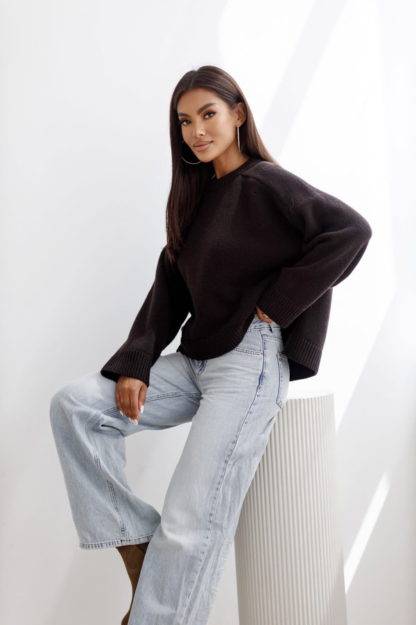 Luksusowy Sweter SIRI wełna merino i kaszmir Madame Sue