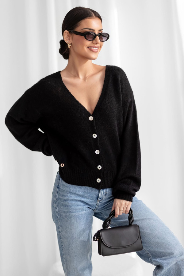 Sweter rozpinany CINDY baby alpaka Madame Sue