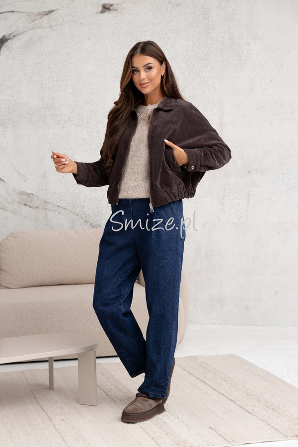 Szerokie spodnie damskie Balloon Fit Jeans