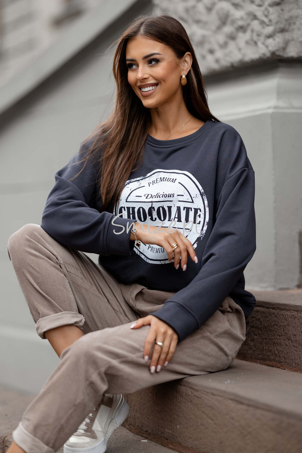 Bluza CHOCOLATE grafitowa