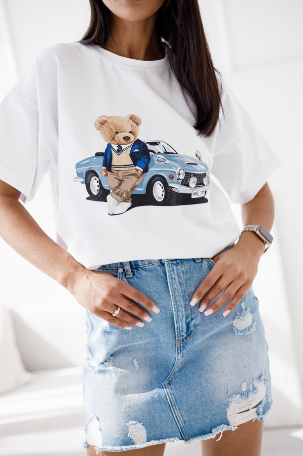T-shirt Teddy's car Madame Sue