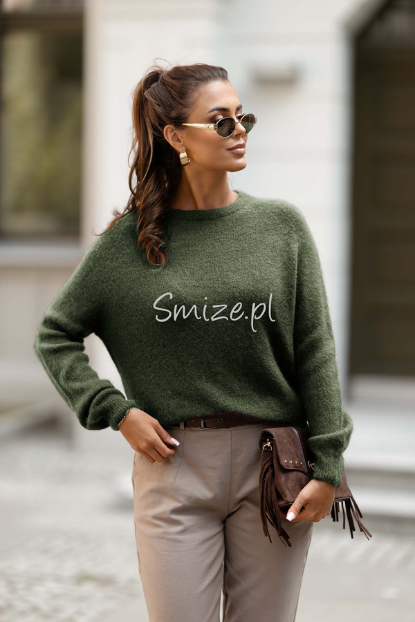 Sweter baby alpaka z długim rękawem