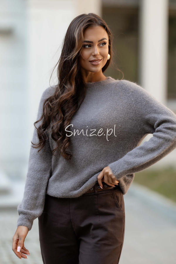 Sweter baby alpaka z długim rękawem