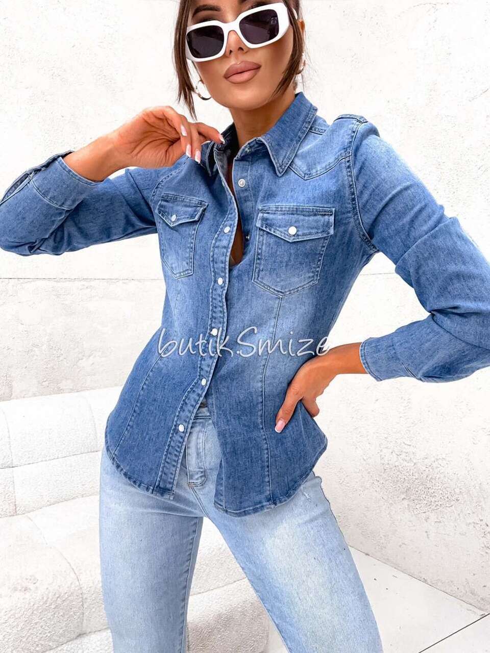 Koszula jeansowa damska 