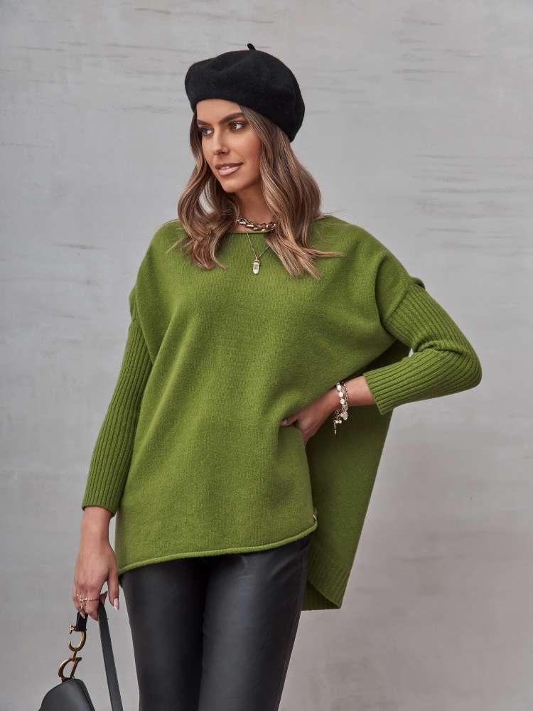Sweter BOX Cocomore green