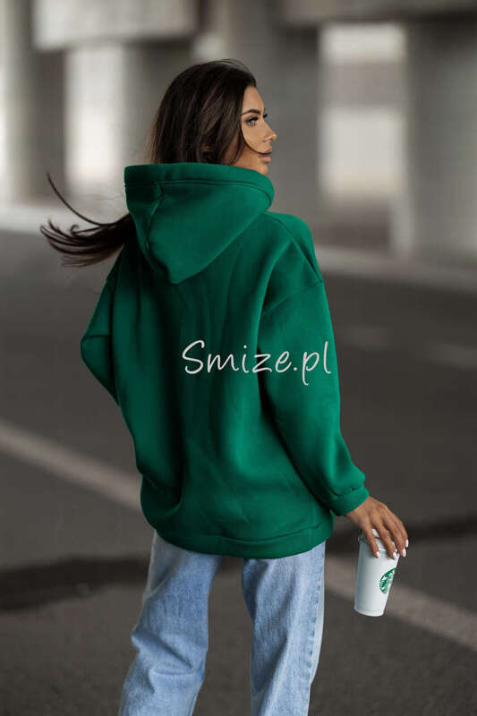 Bawełniana bluza oversize Simple Life