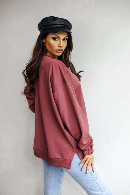 Bluza MEDUZA Me Gusta bordo