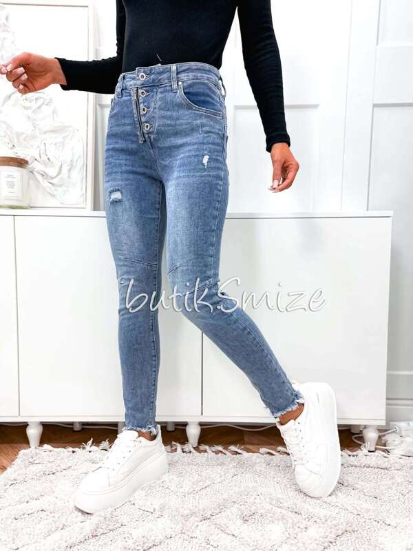 Spodnie jeansowe damskie ITAIMASKA