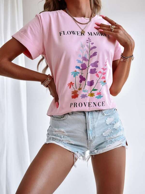 T-shirt PROVANCE Flower Market