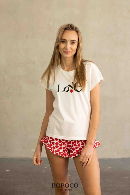 Bawełniana piżama LOVE BOPOCO