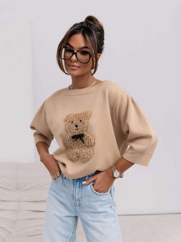 Sweter z krótkim rękawem Teddy Bear Cocomore 
